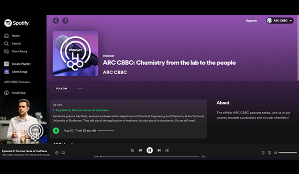 Podcast screenshot website